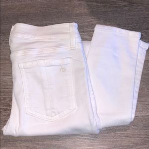 Rag and bone Capri skinny jeans size 25 with rips